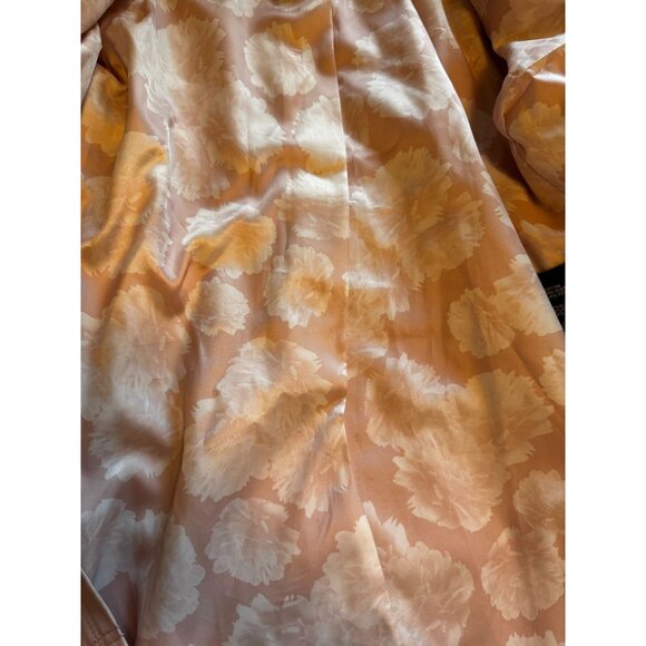 Guess Womens Double-Breasted Belted Trench Coat L/G Light Pink Cotton Polyester - Picture 13 of 13